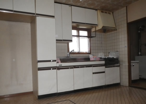 システムキッチン交換工事 リフォーム施工前