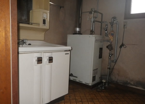 脱衣室改修工事 リフォーム施工前