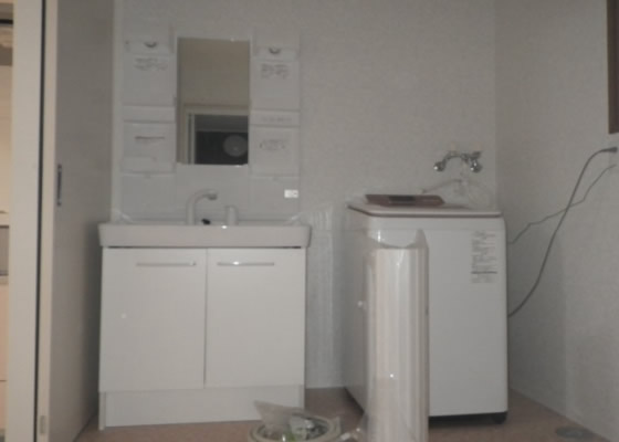 脱衣室改修工事　リフォーム施工後