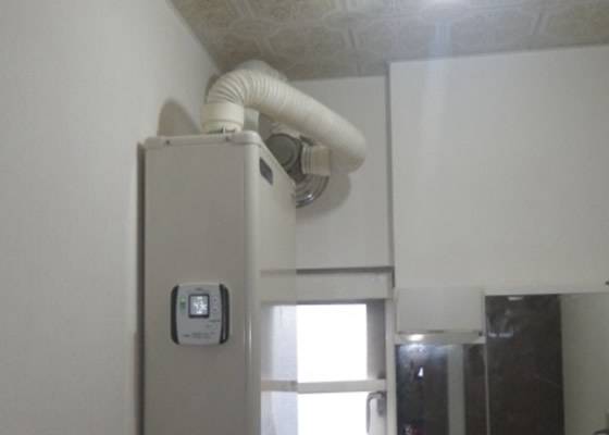 脱衣室配管隠蔽工事 リフォーム施工後