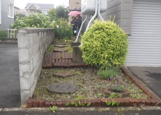 エクステリア外構工事　リフォーム施工前