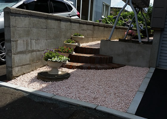 エクステリア外構工事　リフォーム施工後