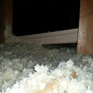 天井上用断熱材ブローイング