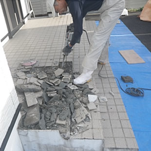 タイル張替工事